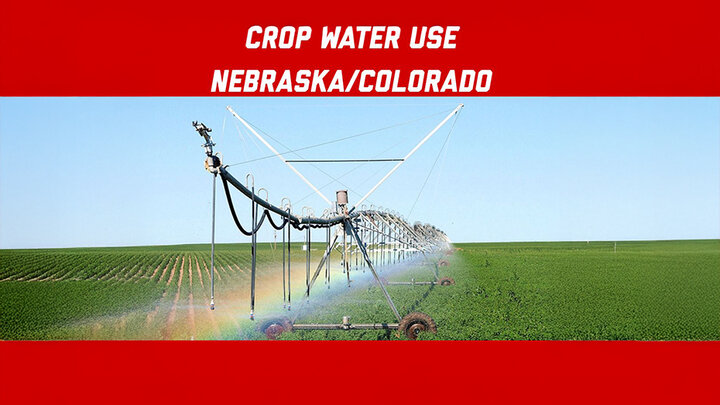 crop water use pivot and rainbow