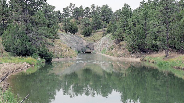 canal and tunnel