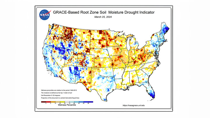 us drought map