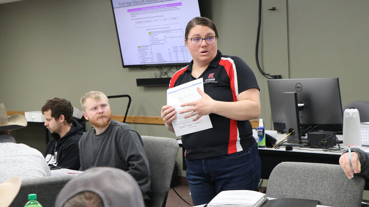 woman instructor lead discussion at workshop